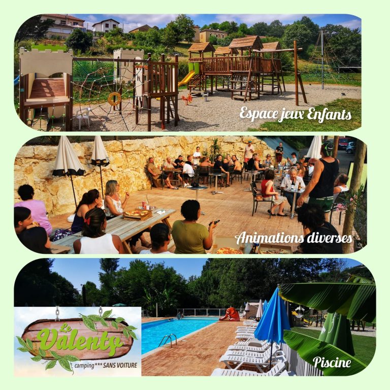 Swimming pools, terrace and children's playground