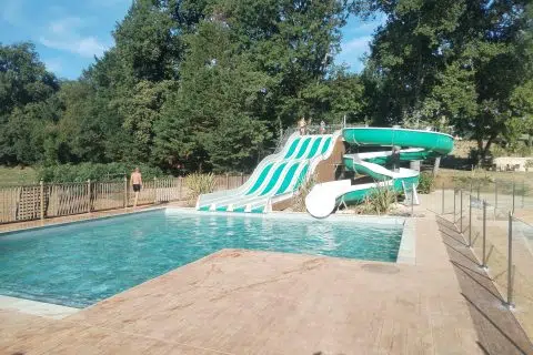 Vue de face du Toboggan