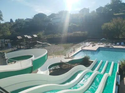 Toboggan espace piscine