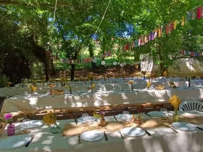 table champêtre - Accueil d groupe Lot Gite